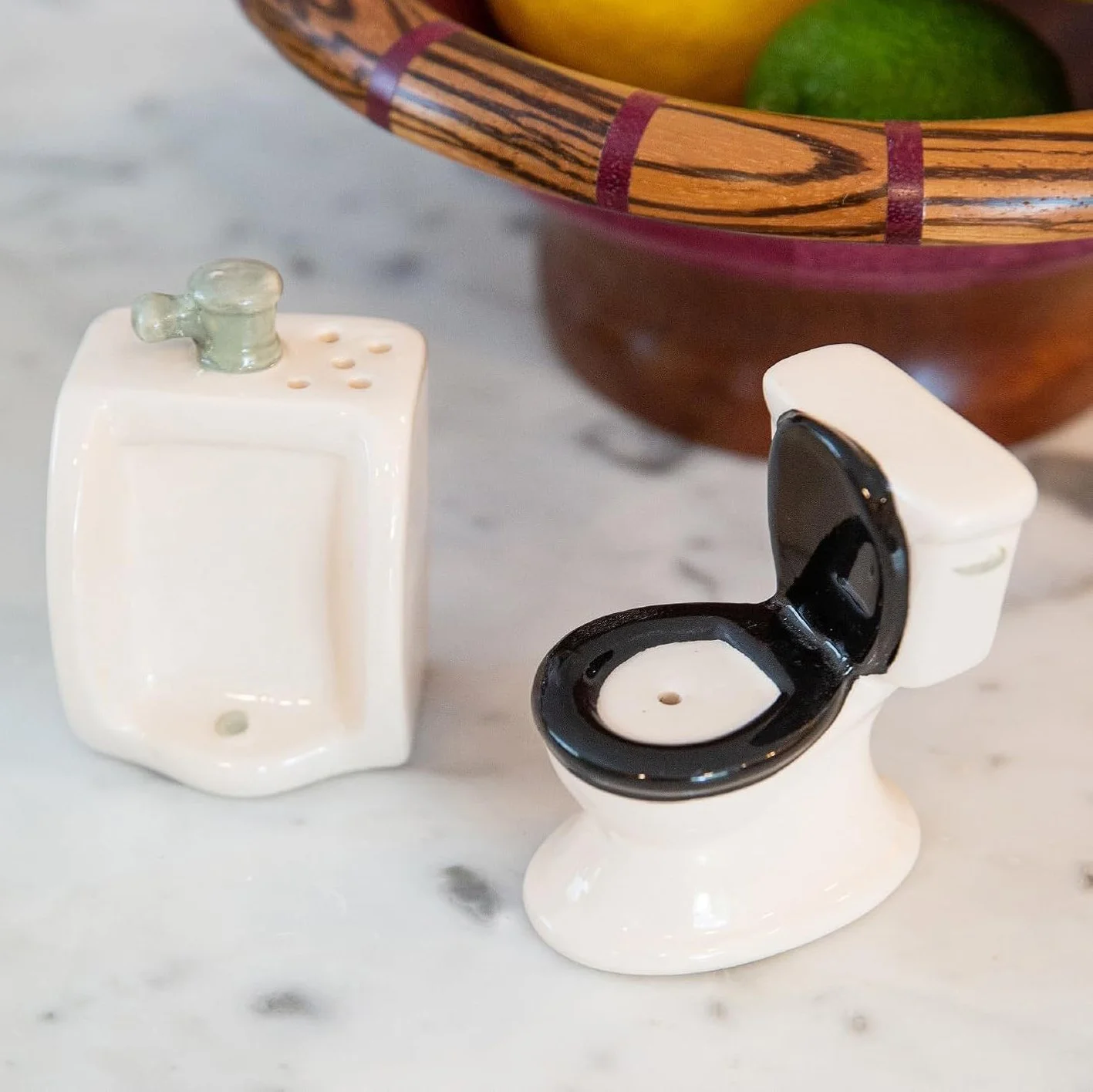 Toilet and Urinal Salt and Pepper Shaker Set