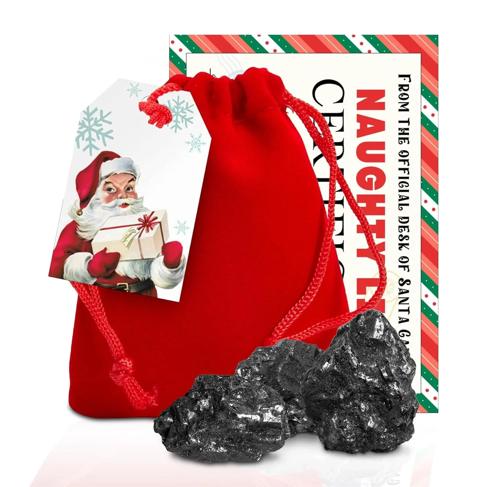 Lump of Coal Bag for Santa’s Naughty List