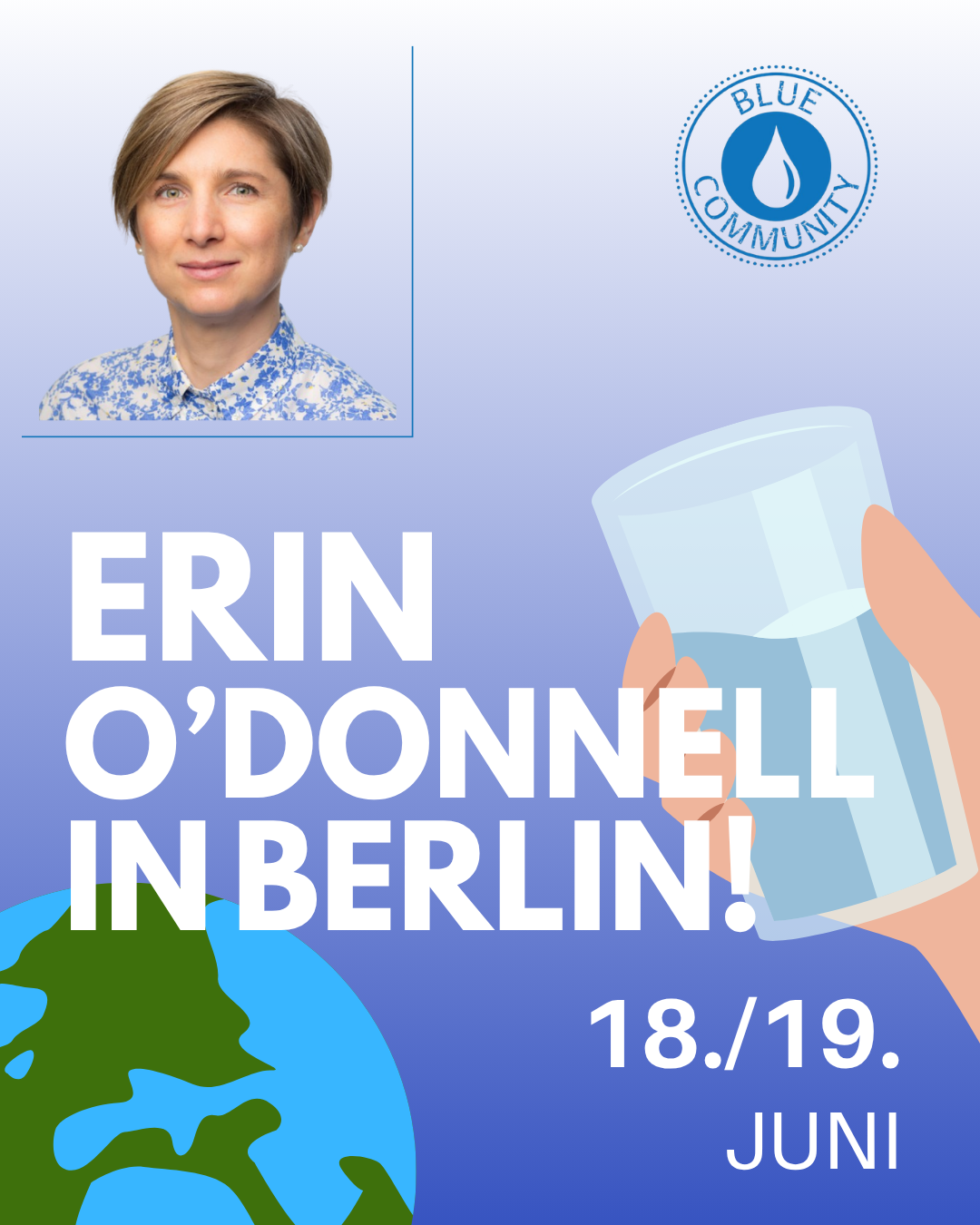 Visit of the “Blue Ambassador” Erin O’Donnell to Berlin