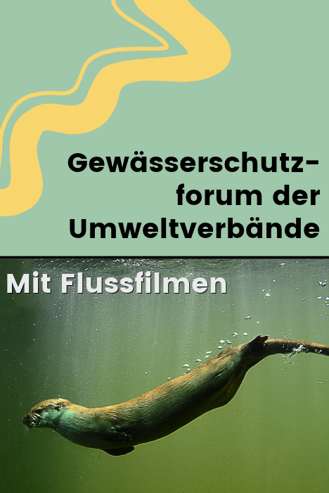 Gewässerschutzforum der Umweltverbände (WRRL) und Filmeabend der Stiftung Living Rivers (Copy)
