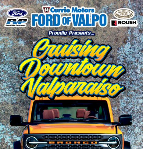 Cruising Downtown Valparaiso, presented by Currie Motors Ford of Valpo