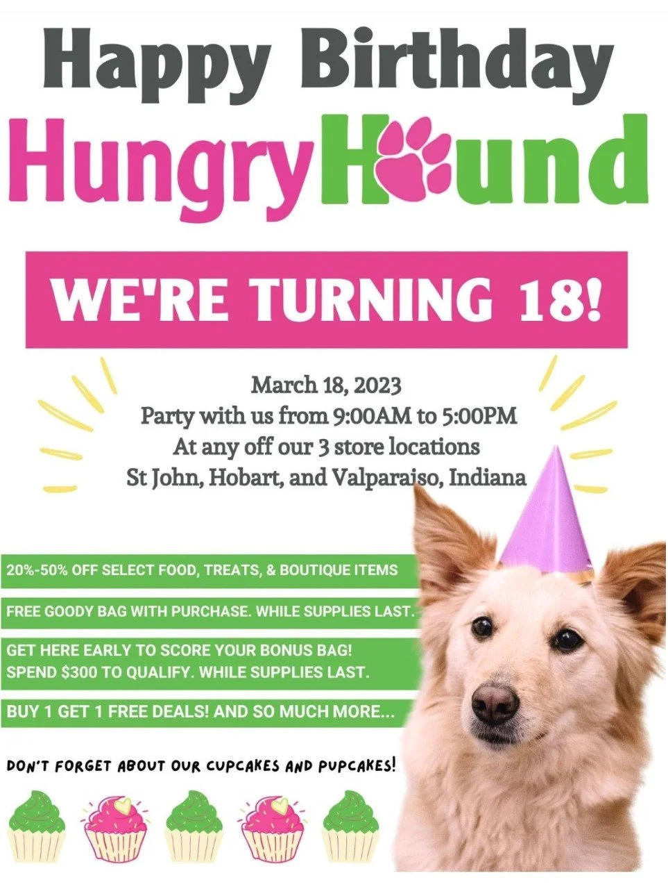 Hungry Hound Presents | Hungry Hound's 18th Birthday Party!