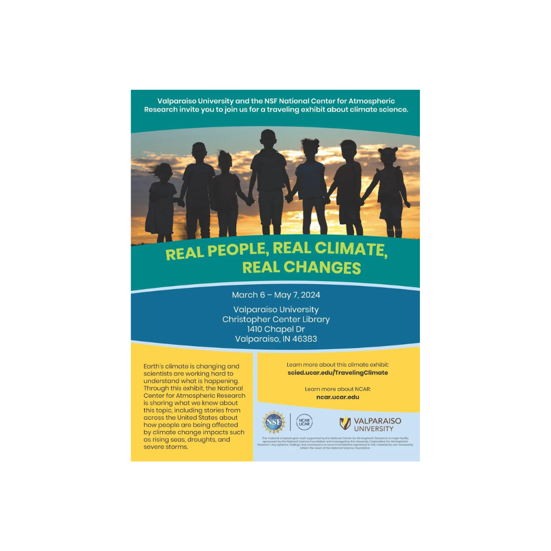 Public Exhibit on Climate Change at Valparaiso University 