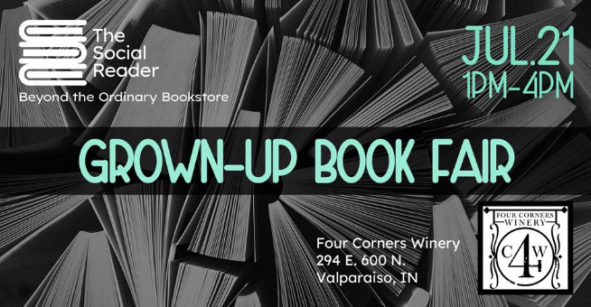 Grown Up Book Fair at Four Corners Winery