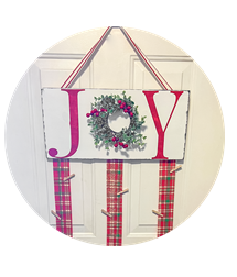 Christmas Joy Sign with Valpo Parks