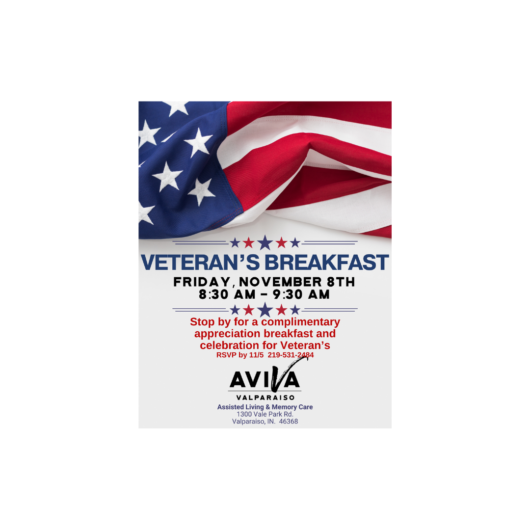 Veteran's Breakfast with Aviva Valparaiso 