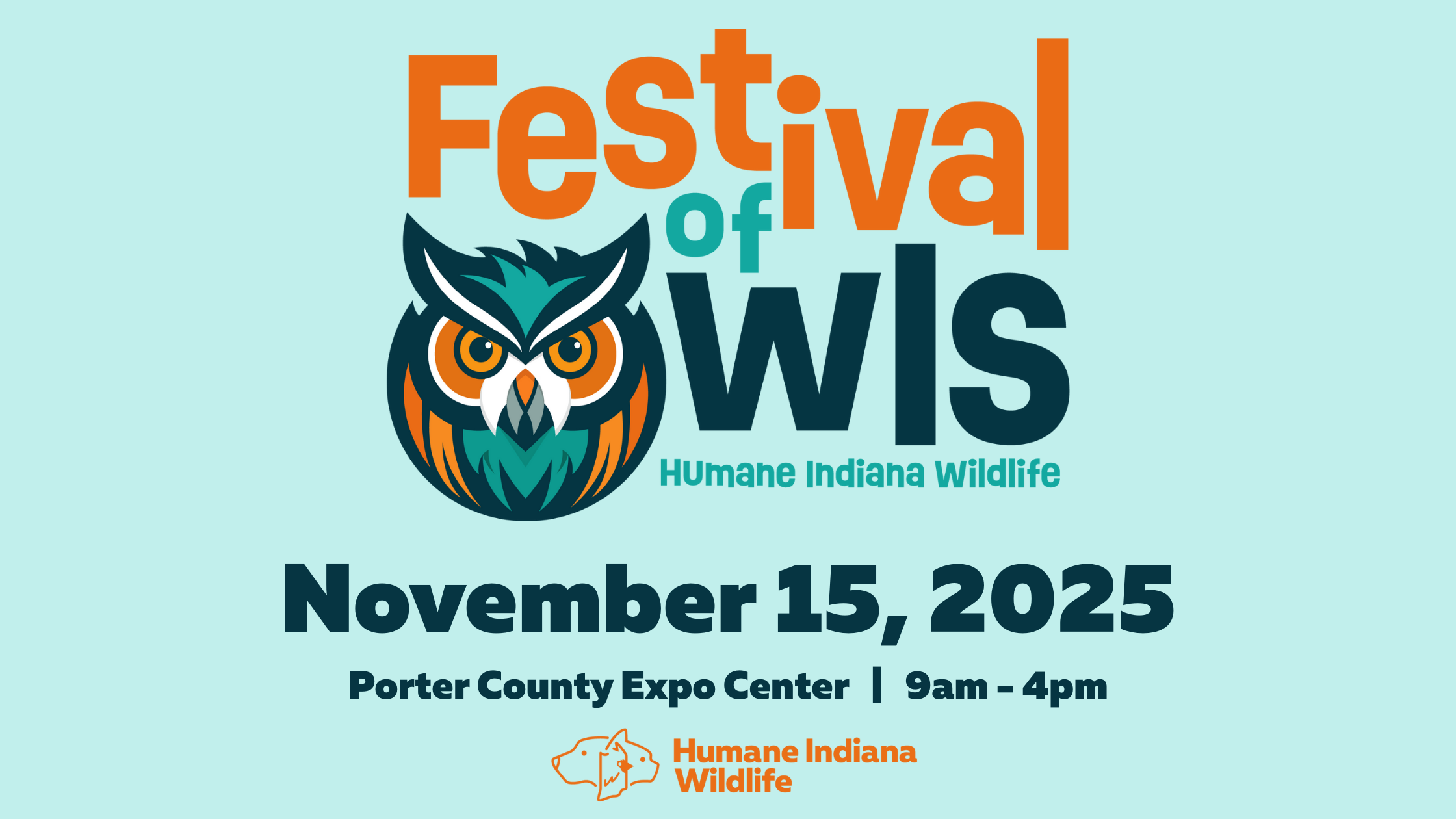 Humane Indiana Wildlife Presents | 10th Annual Festival of Owls