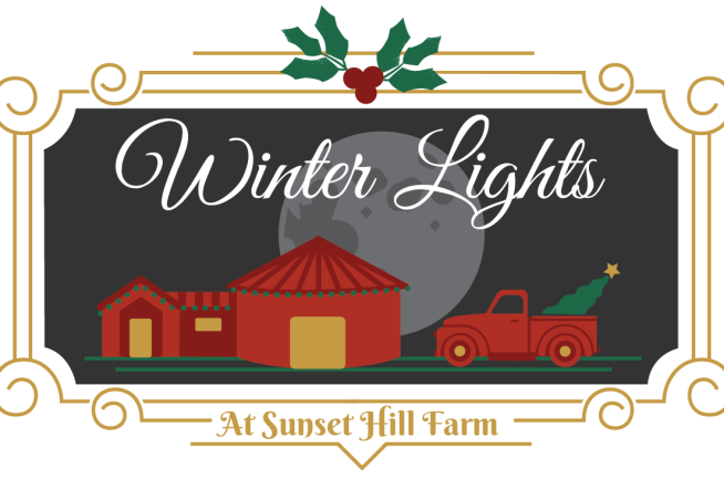 Winter Lights at Sunset Hill Farm