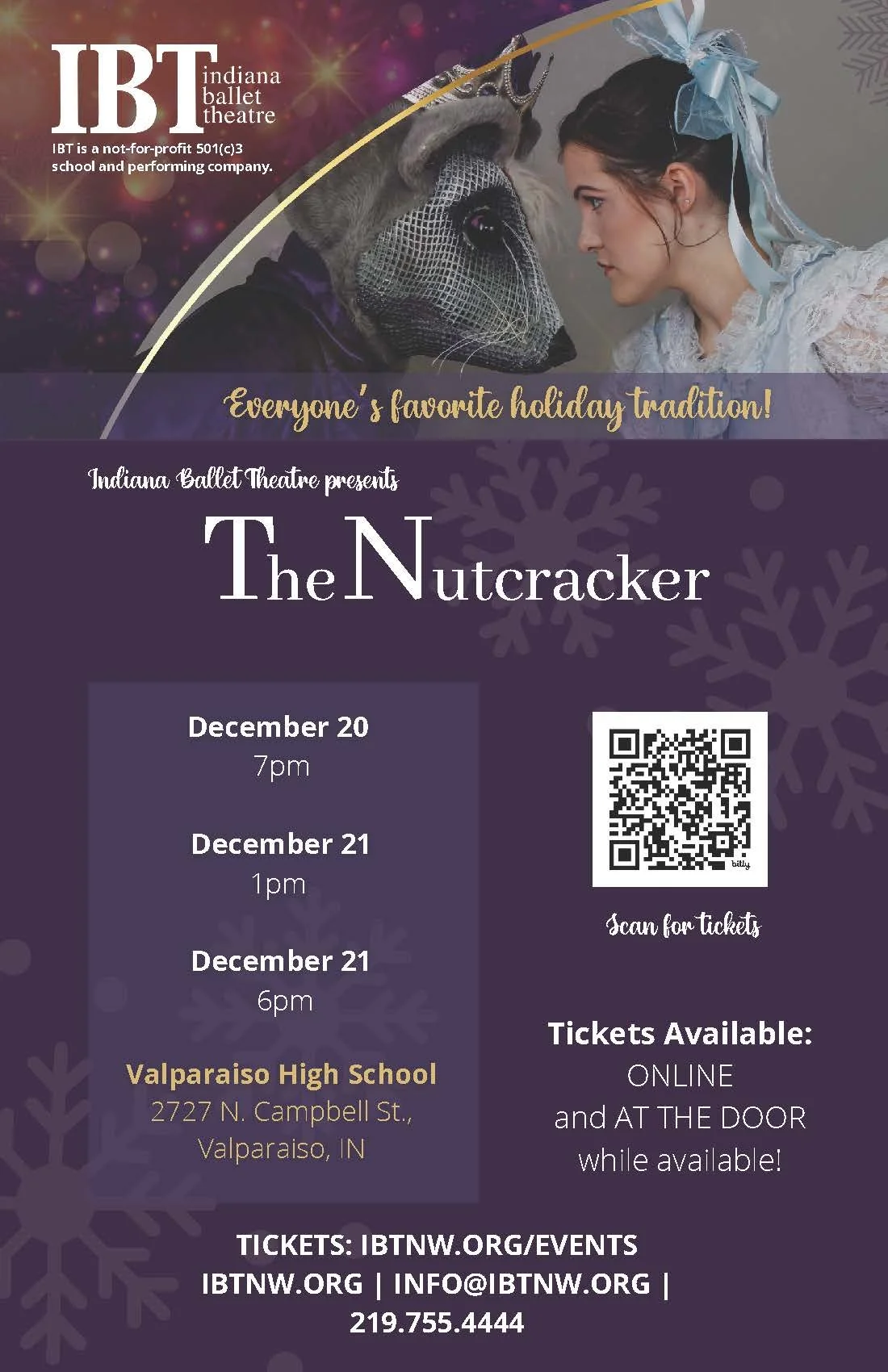 Indiana Ballet Theatre Northwest Presents | The Nutcracker 