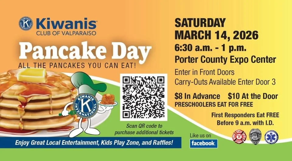 Valparaiso Kiwanis Pancake Day 2026
