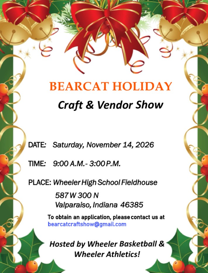 10th Annual Wheeler Bearcat Holiday Craft Show