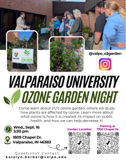 Valparaiso University Presents | Ozone Garden Night