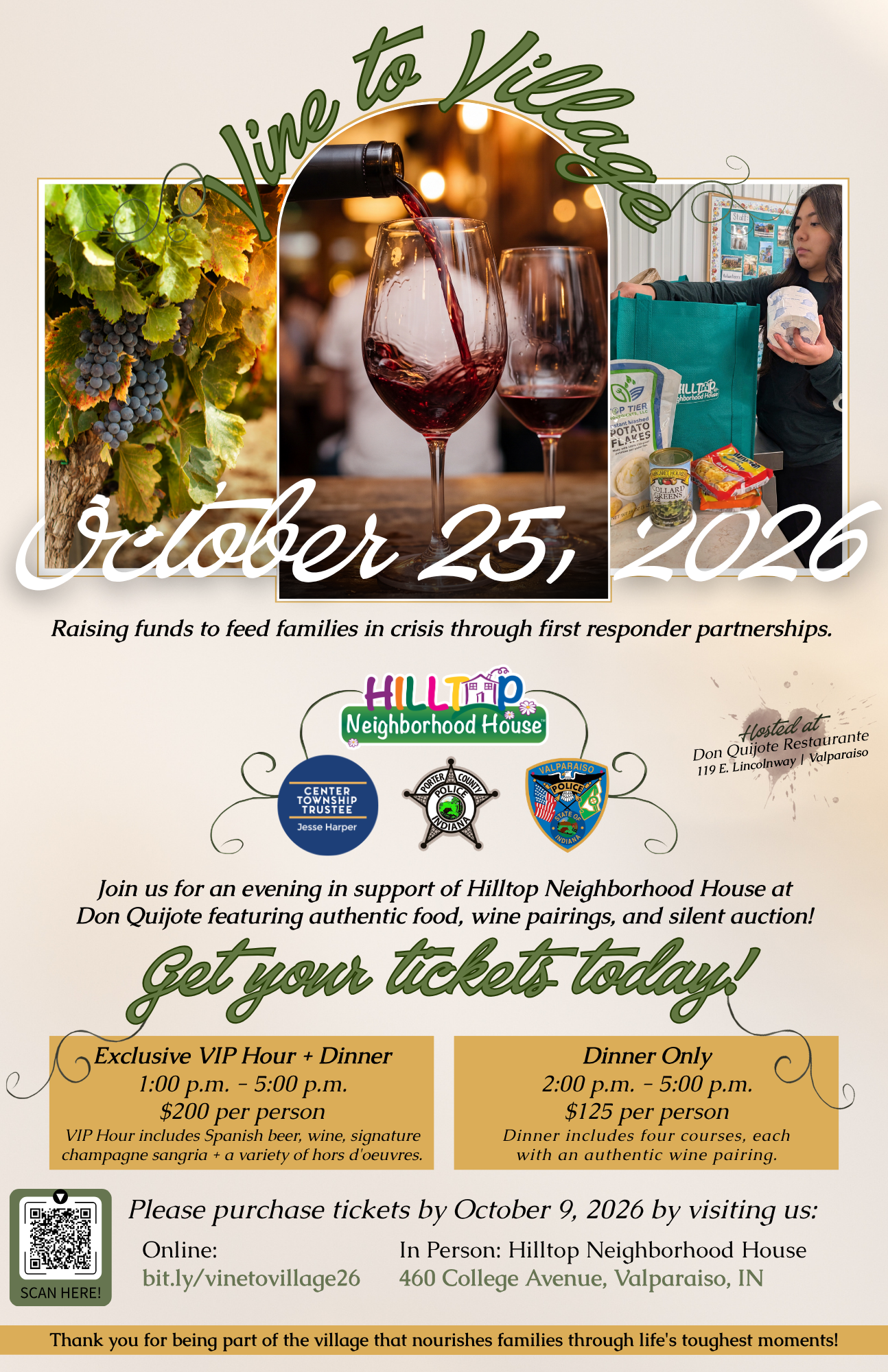 Hilltop Neighborhood House Presents | Vine to Village