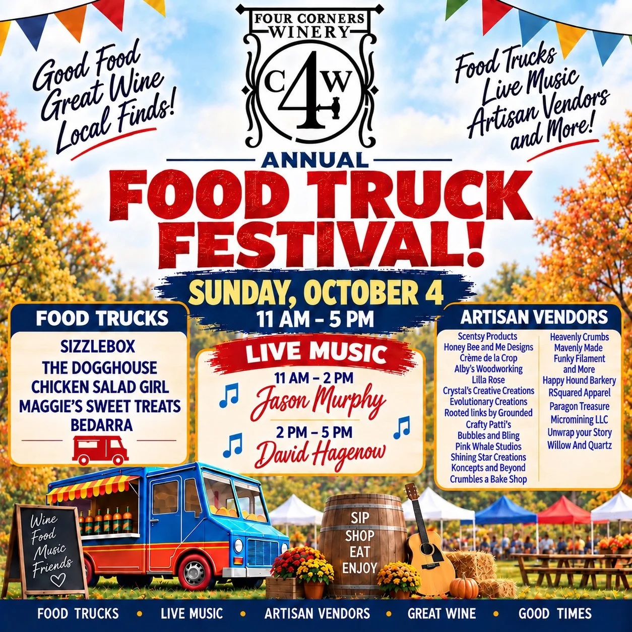 FOUR CORNERS WINERY PRESENTS | FOOD TRUCK FESTIVAL 