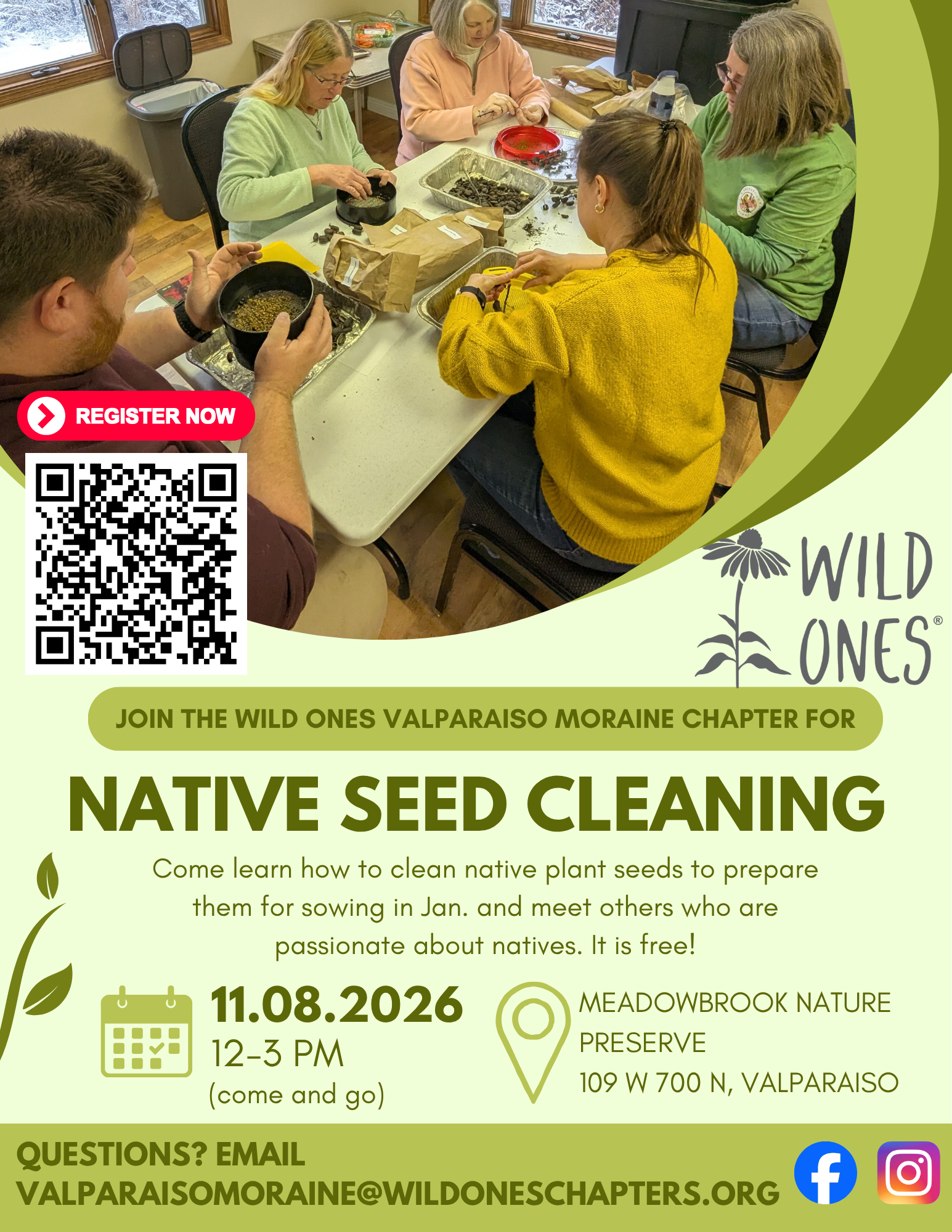 Meadowbrook Nature Preserve | Native Seed Cleening