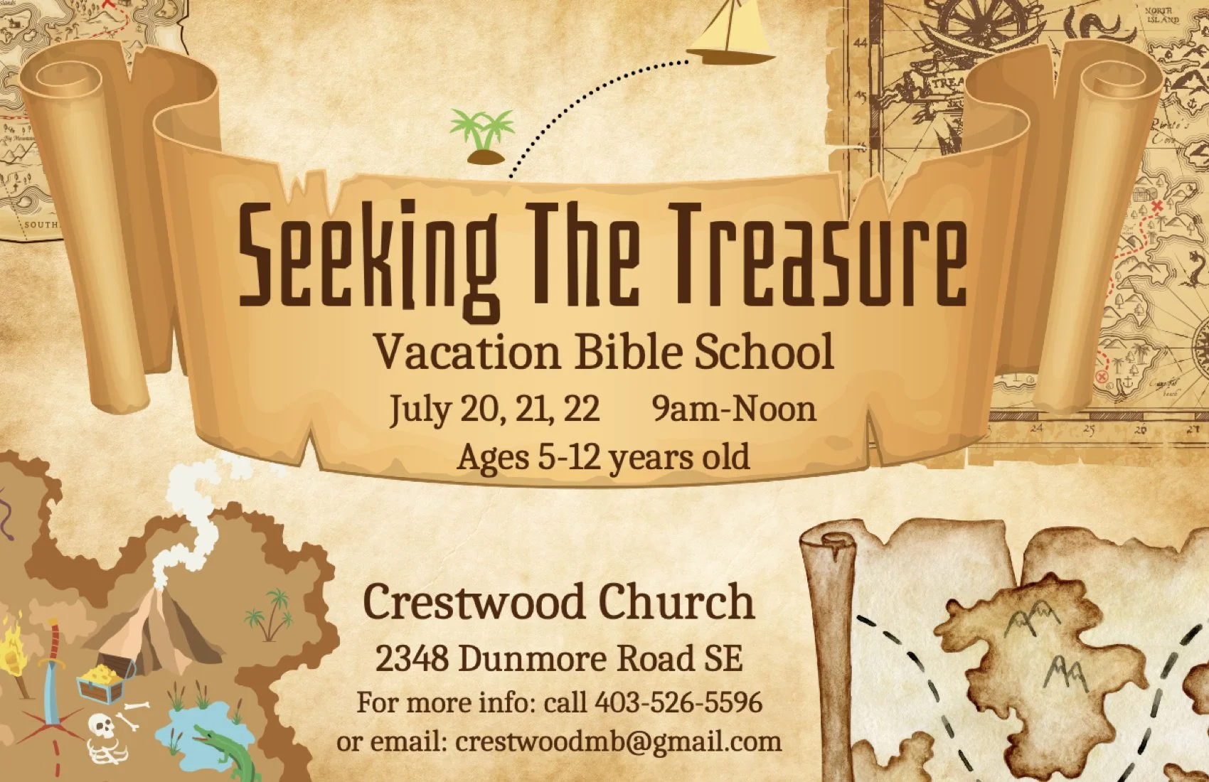 Vacation Bible School Seeking The Treasure
