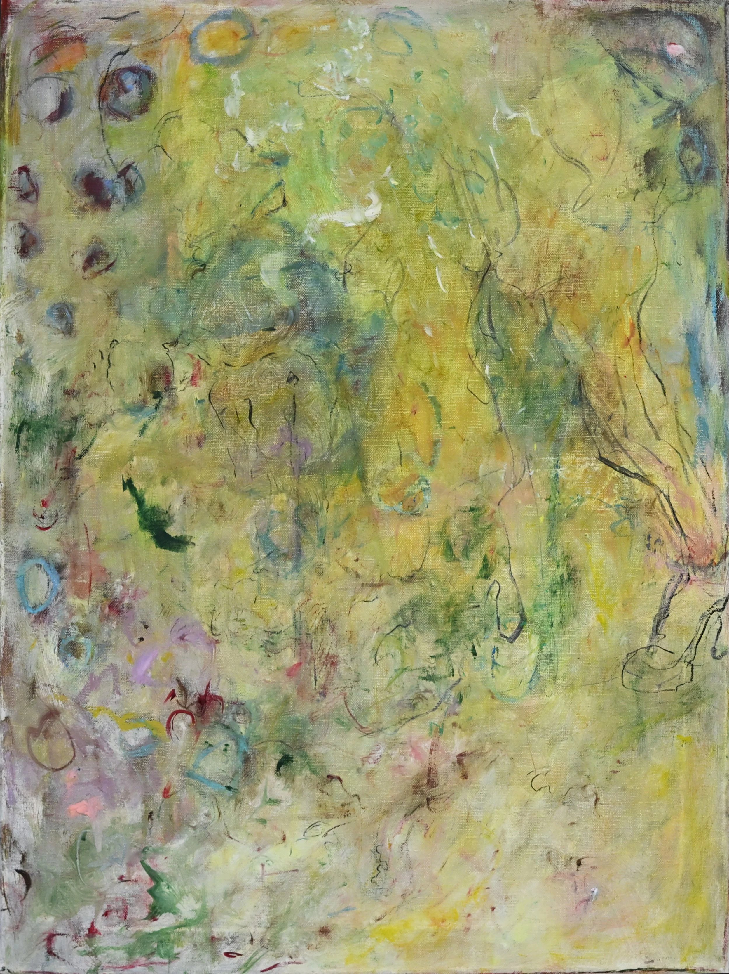 Since Then. Oil and acrylic on linen, 60.5 x 46 cm, 2025