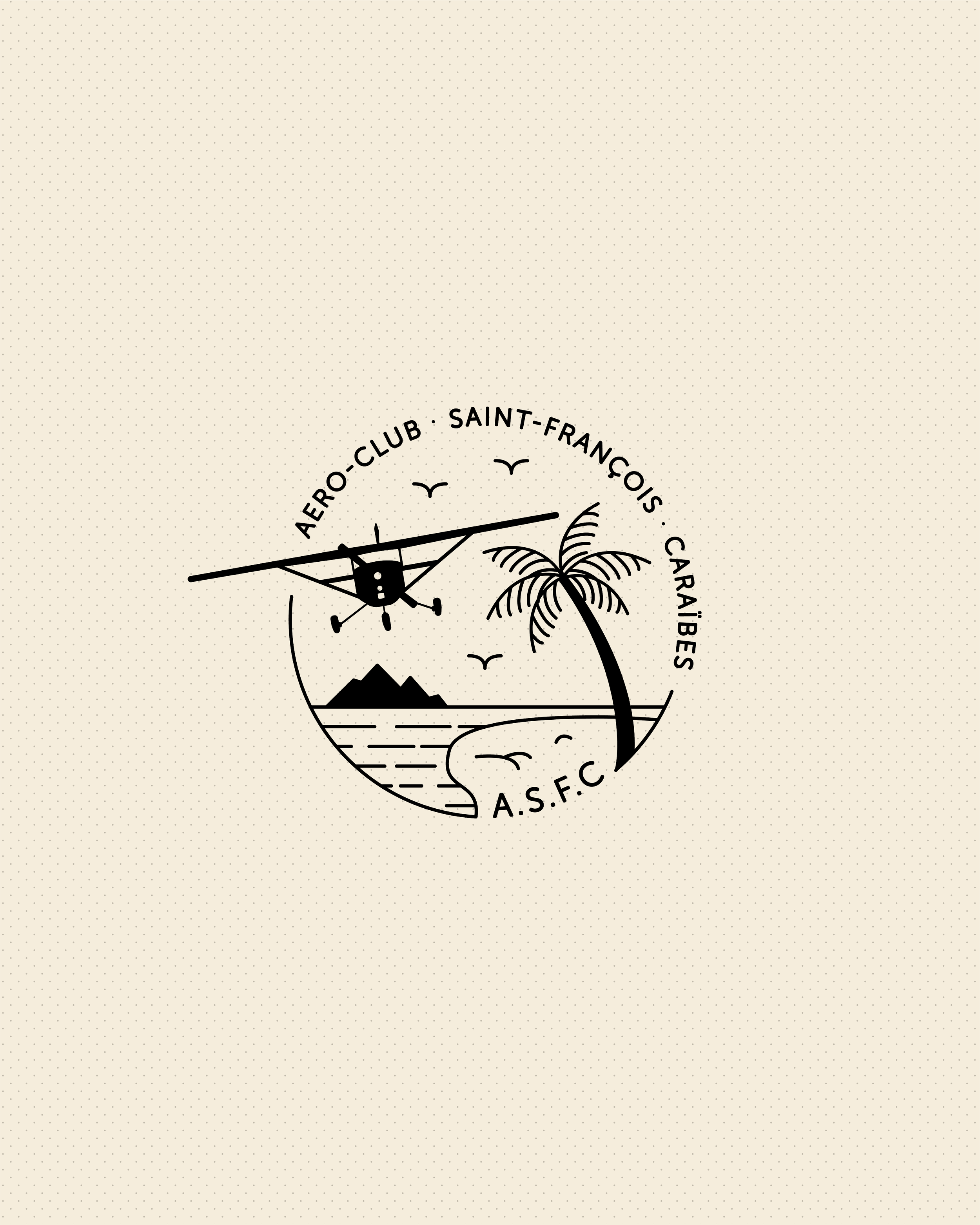 Aeroclub Saint-François – création de logo