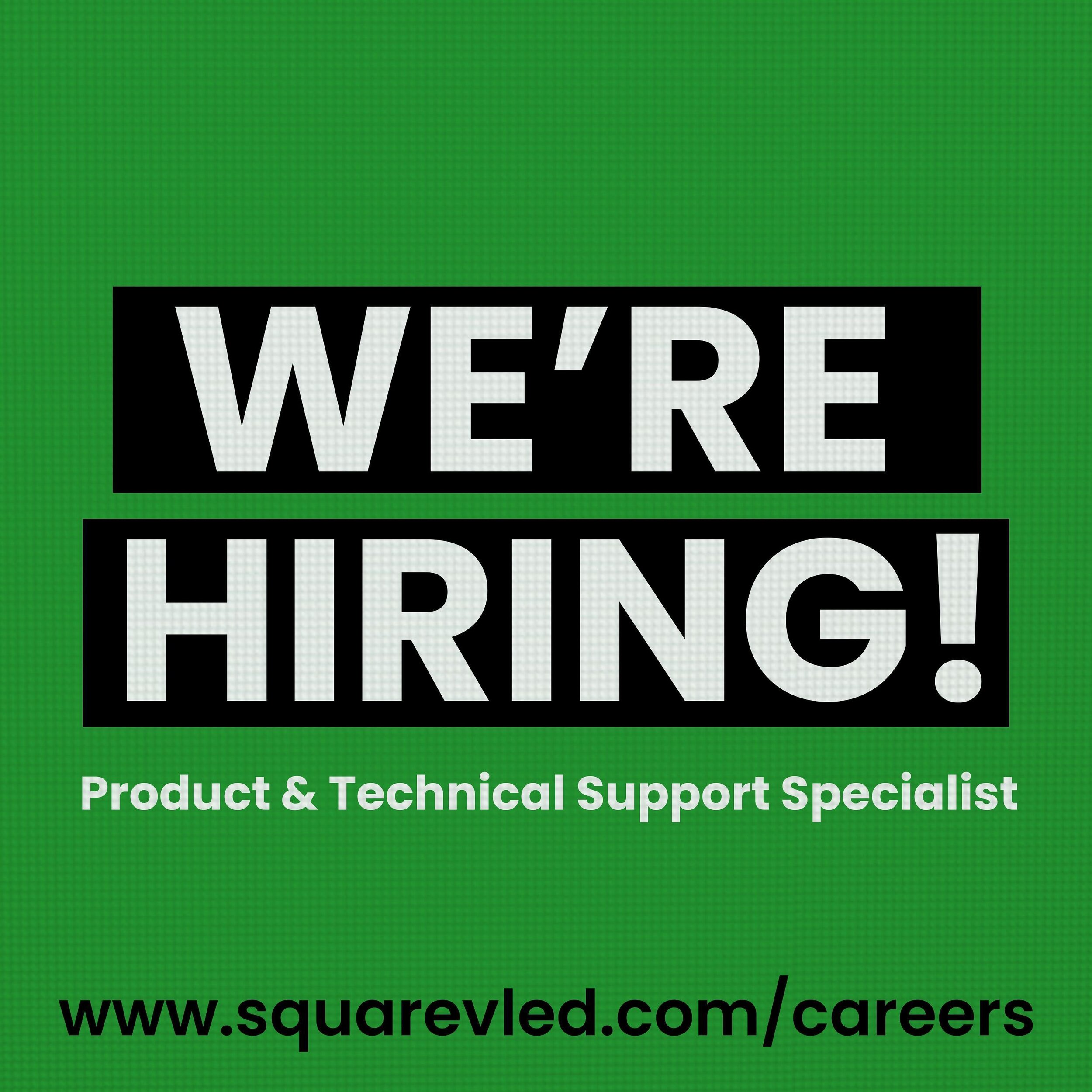 We&rsquo;re searching for the right individual to join our team as a full-time Product &amp; Customer Support Specialist! Apply + see a full Job Description at squarevled.com/careers (link in profile, too) .
.
.
.
.
#novastar #novastarled #ledwall #l