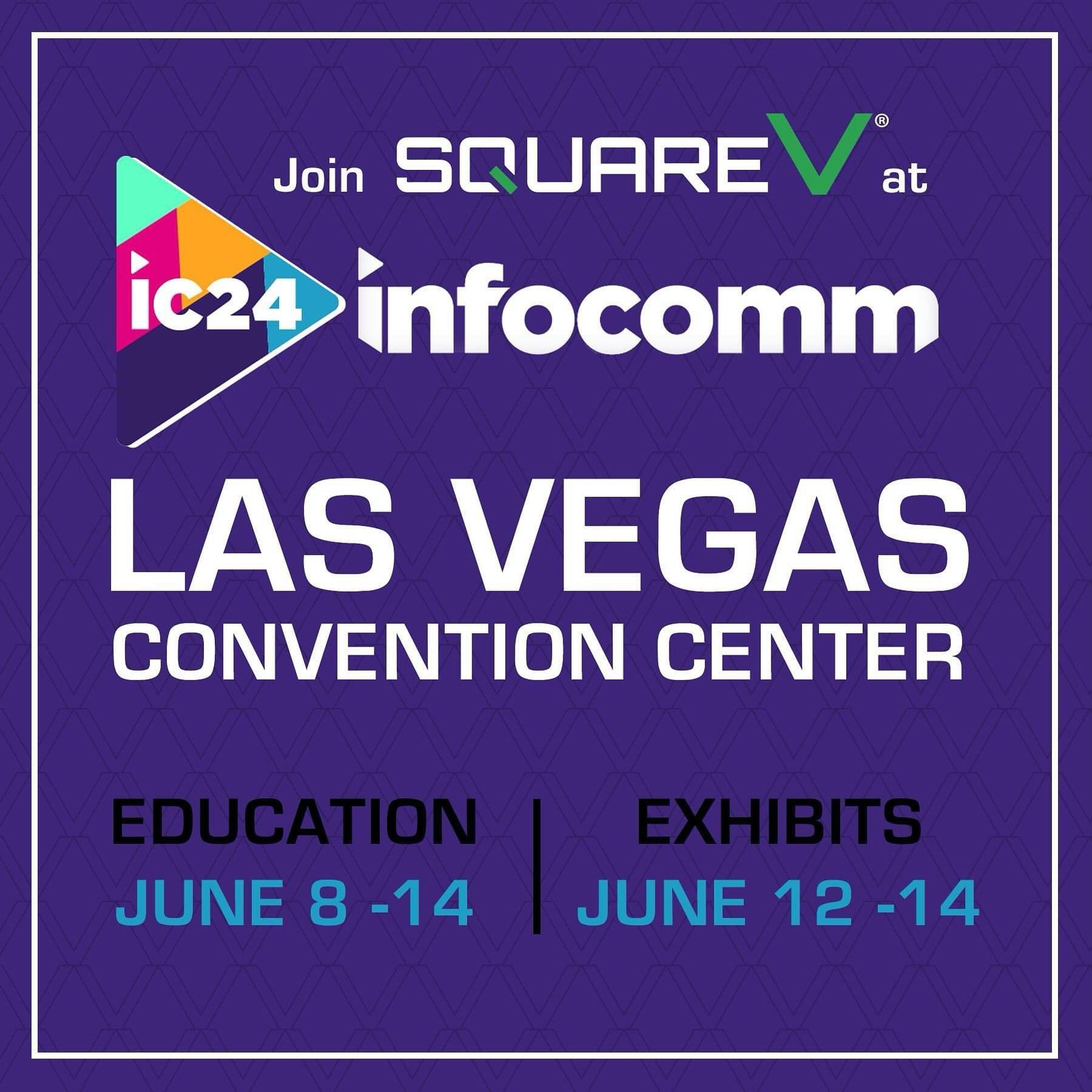 We&rsquo;re excited to announce that squareV will be attending the @infocommshow this June! 🎉

Our team is currently prepping for another great show and can&rsquo;t wait to meet you there.

Stay tuned for more information and registration in the com