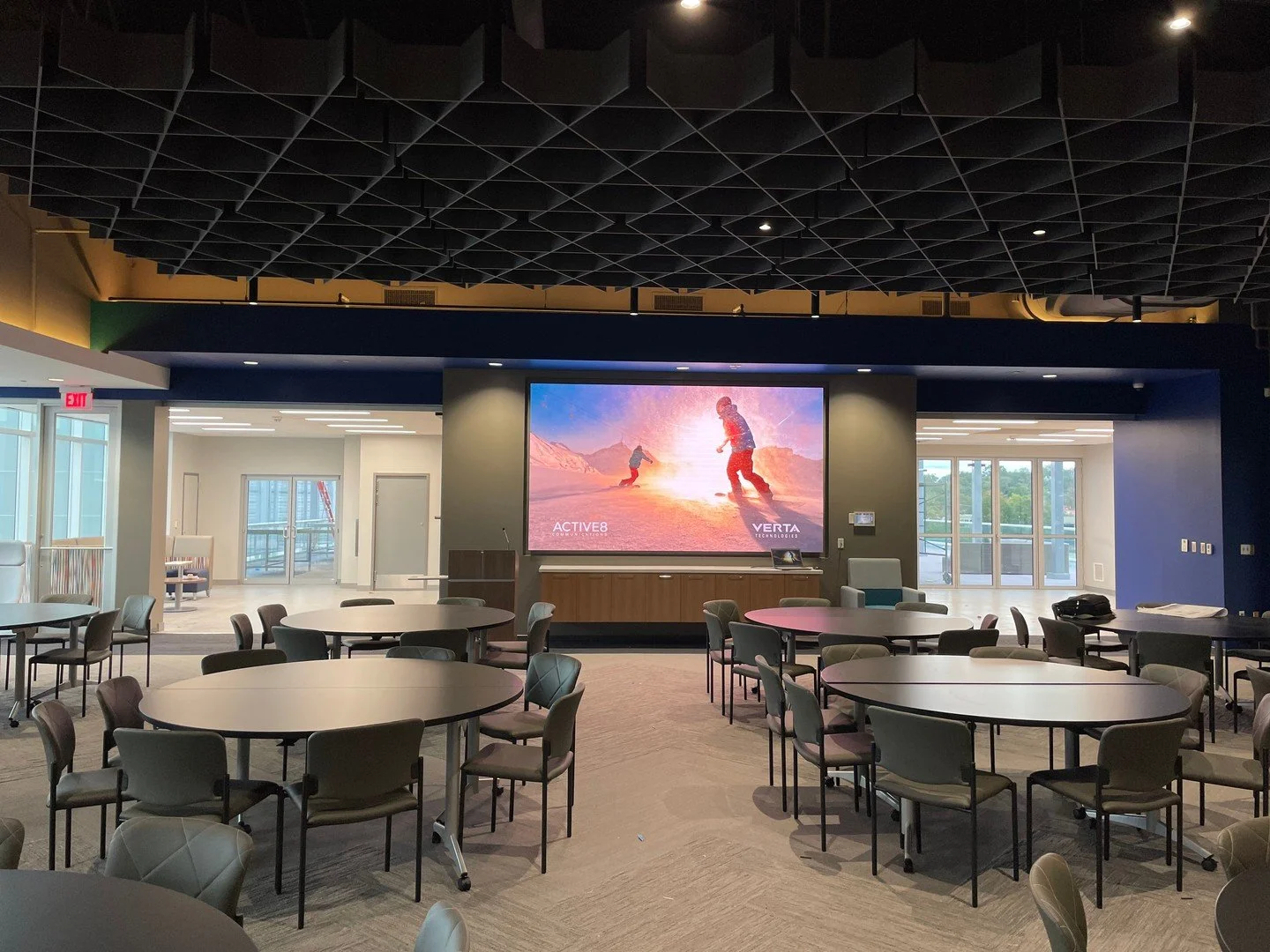 Redstone Federal Credit Union serves their community in Huntsville by offering full financial services, accessible loans, and trusted advice. We supported them by installing video walls in their conference room and main lobby so that they can share i