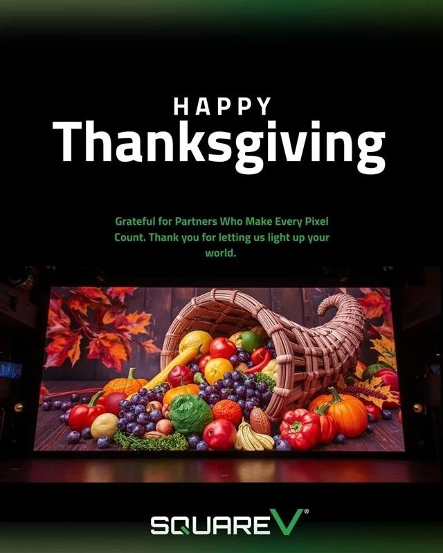 This Thanksgiving, we're grateful for matte black LEDs, 3.9mm pixel pitch, and fully removable control boxes that make setup and maintenance a breeze! 🍁

Make your next installation effortless and keep your LED walls performing at their best all sea