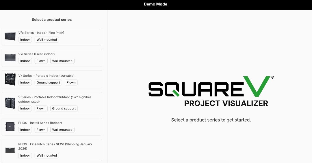 ✨ Ready to plan your perfect LED video wall? ✨ 

Our Project Visualizer lets you configure LED wall layouts using real product series and instantly see technical specs like panel count, resolution, size, and power needs. 

Design with confidence by t