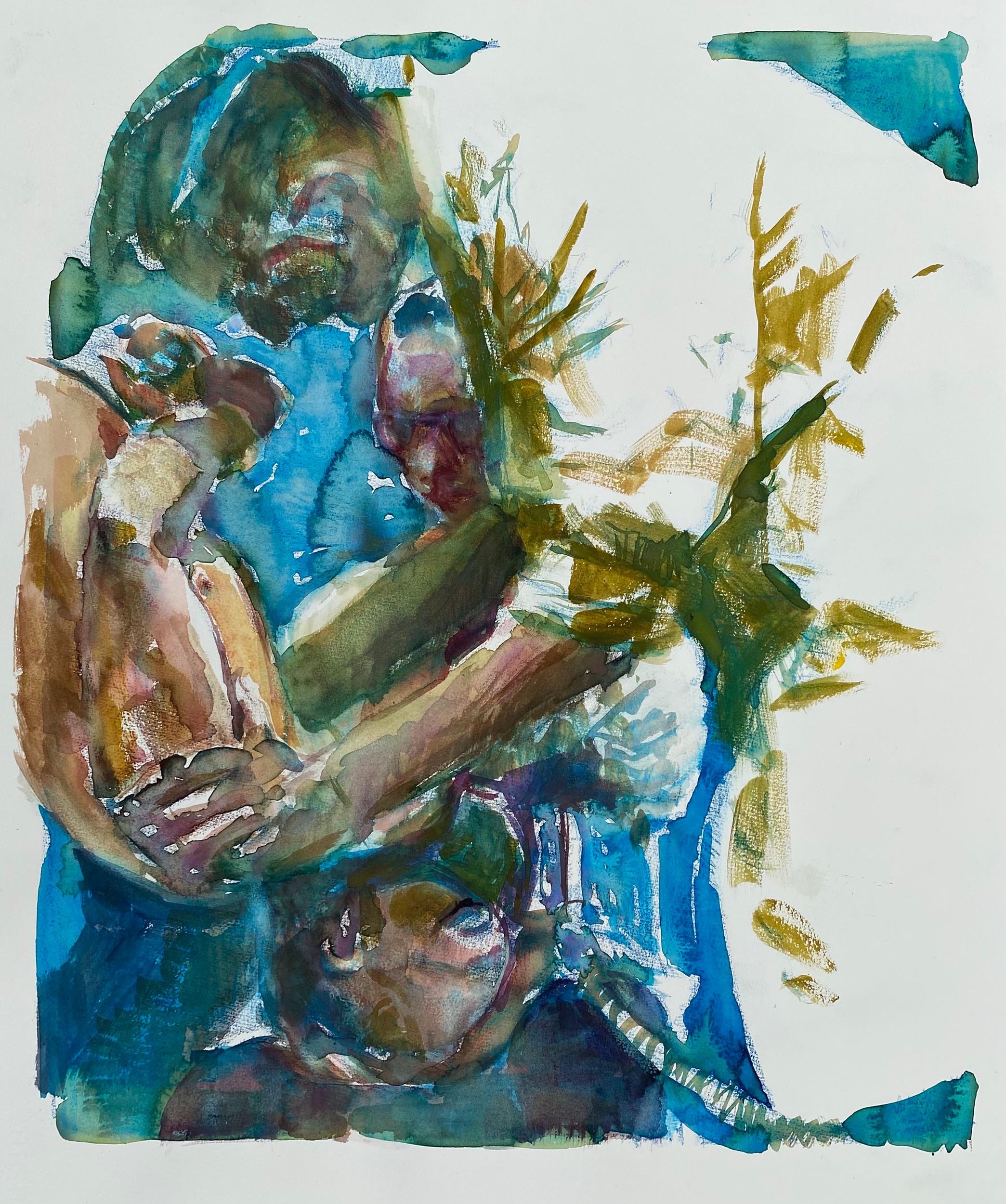 Procedure (final version), watercolor on paper, 2021