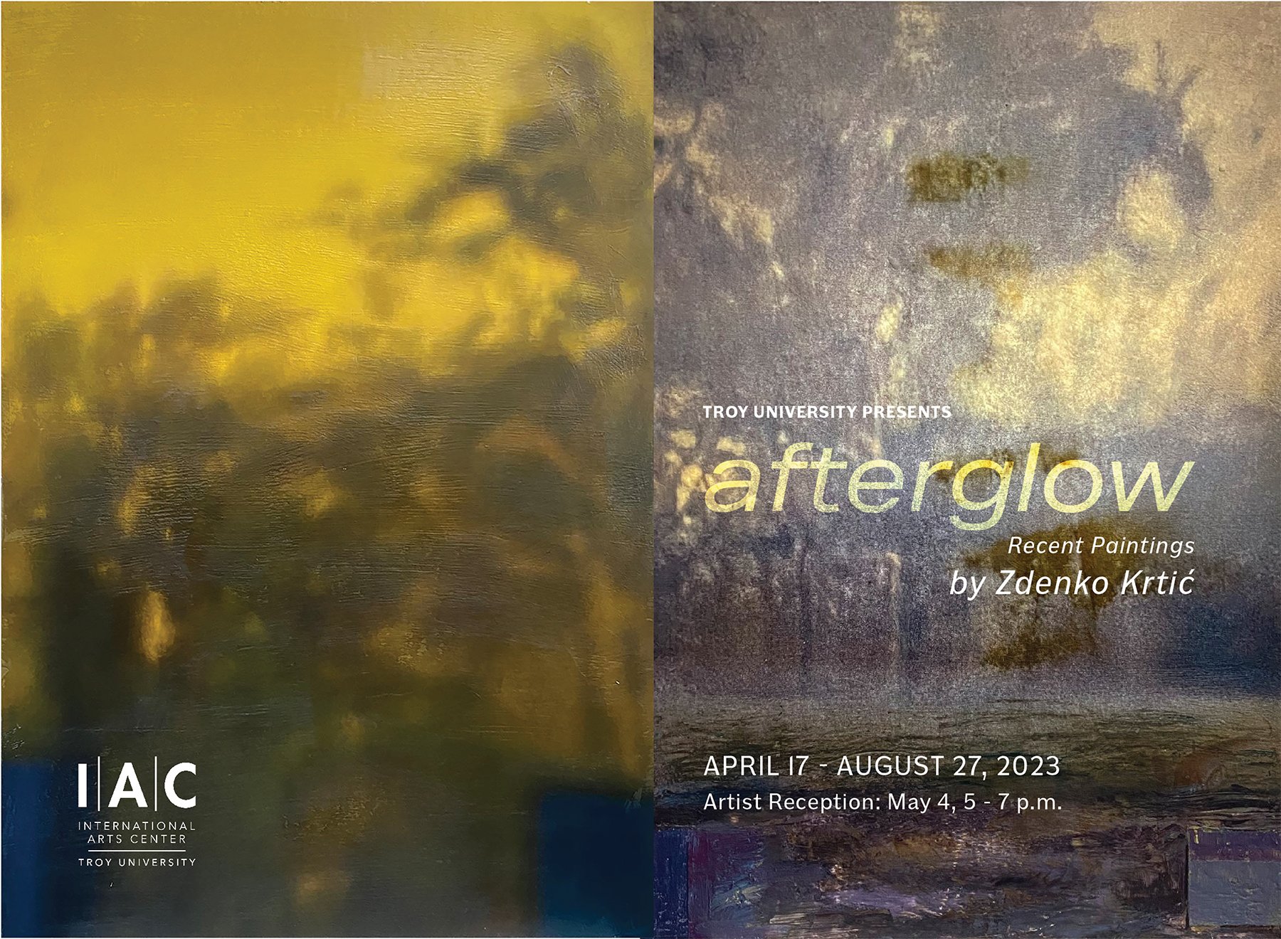   afterglow:  exhibition postcard 