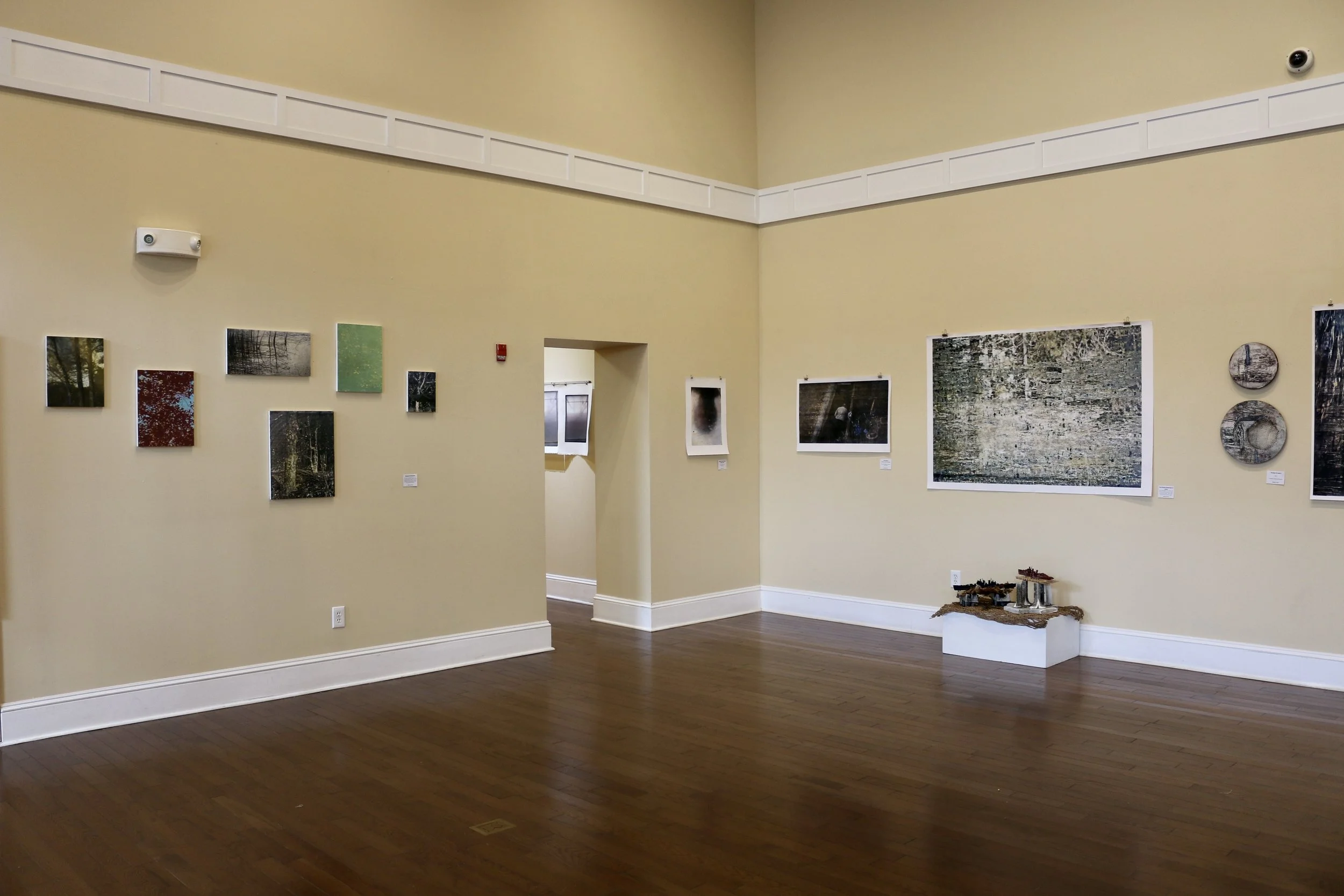 installation view, main gallery, Johnson Art Center