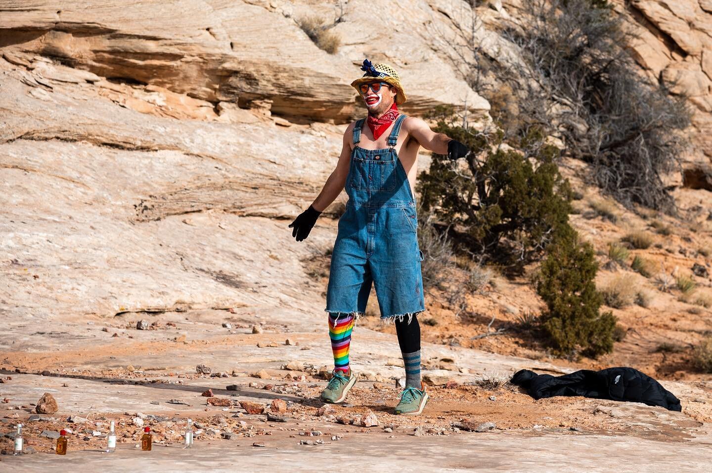 What do you get when you mix a partially clothed clown dancing in the middle of nowhere with whiskey? 

TransRockies-style running

We&rsquo;re here for a long time, a good time, and a weird time.