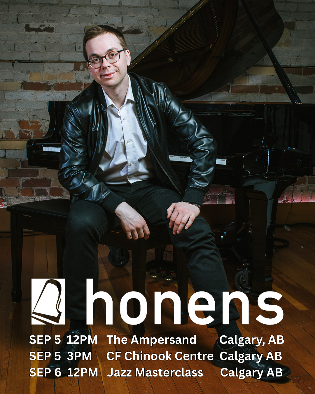 Anthony D'Alessandro at the Honens Piano Festival in Calgary AB