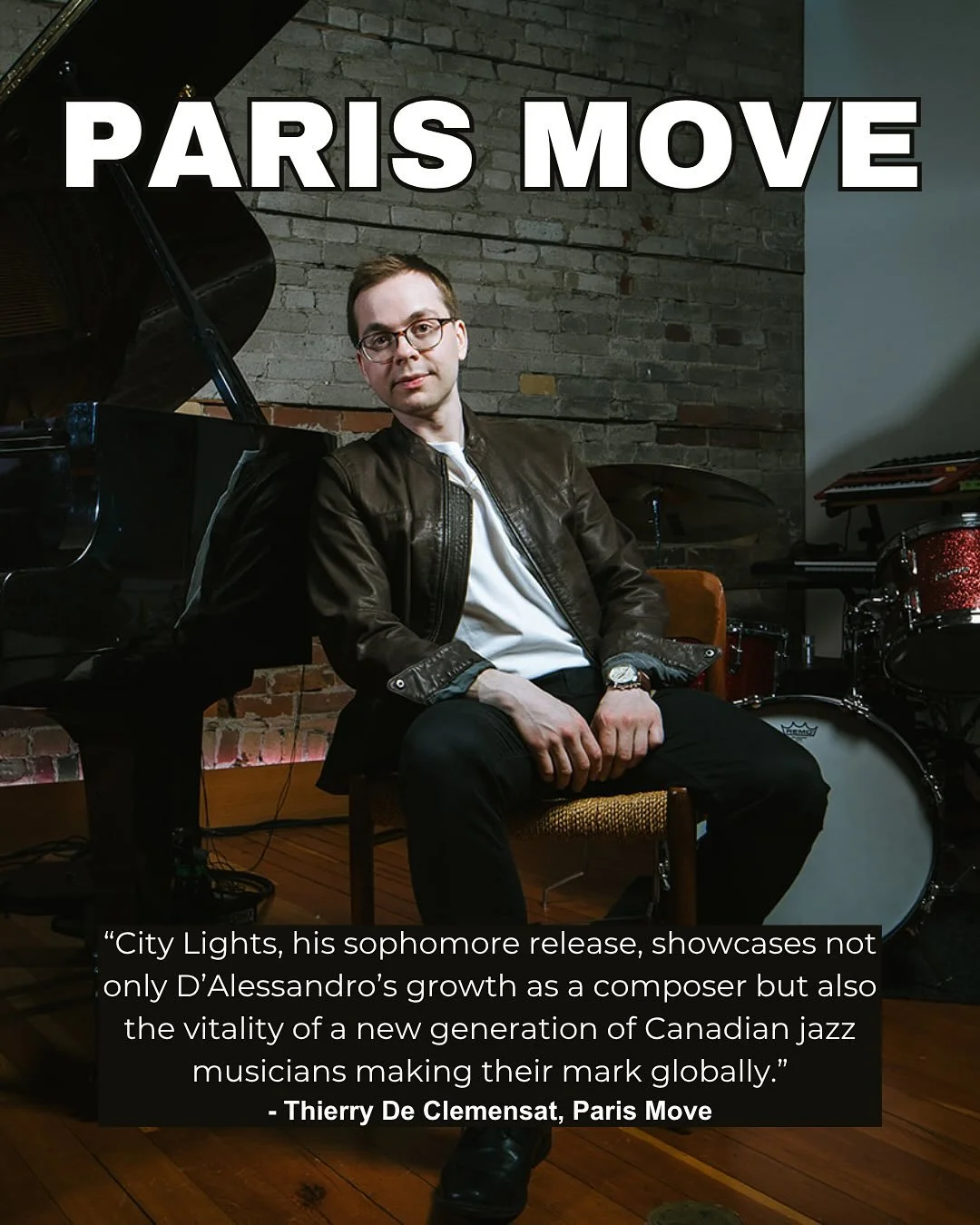 Big thank you to Thierry De Clemensat at the Paris Move for the glowing review of City Lights and for it&rsquo;s fresh rating! 💿 ✍🏻

&ldquo;The cohesion of the album is perhaps its greatest triumph.&rdquo; 

Thank you for all the love on the new al