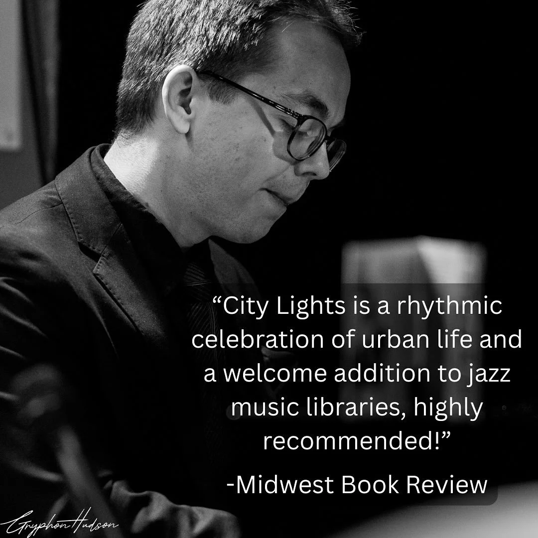 Big thank you to the Midwest Book Review for the nice write up on City Lights! 💿✍🏻📝 

&ldquo;In addition to D&rsquo;Alessandro&rsquo;s masterful piano artistry, City Lights showcases the talent of a full suite of performers.&rdquo;

Thank you to e