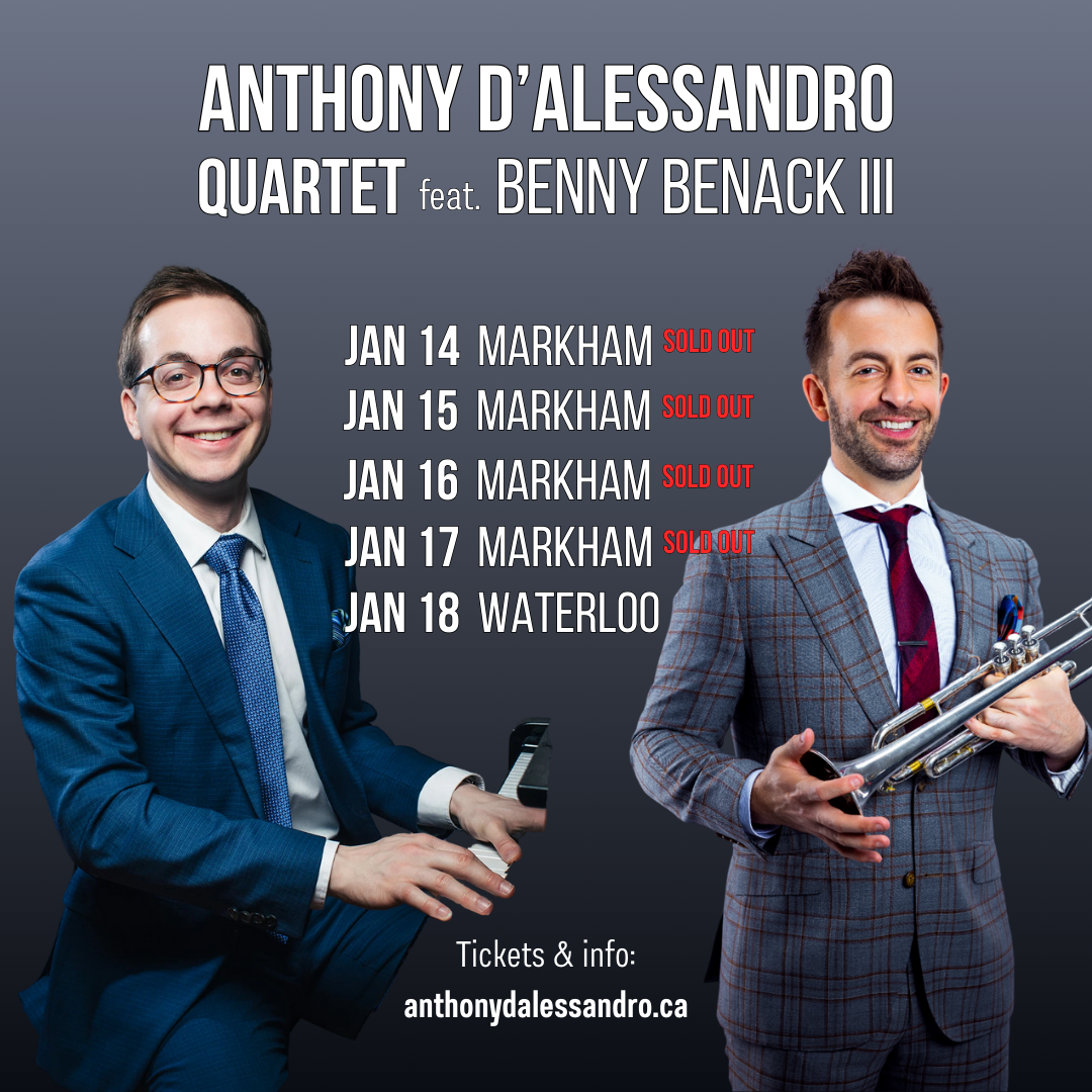 Anthony D'Alessandro/Benny Benack III Quartet - Waterloo, ON