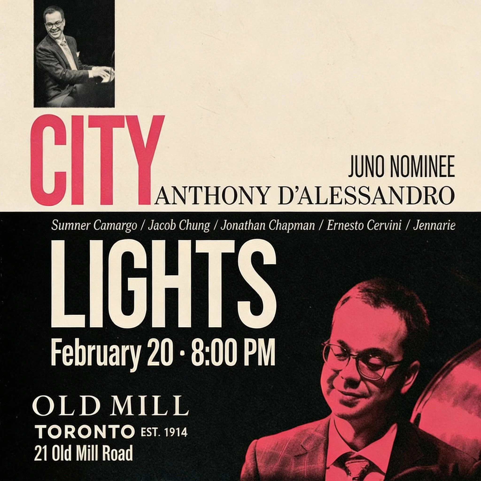 Anthony D'Alessandro - JUNO Celebration at the Old Mill Toronto 
