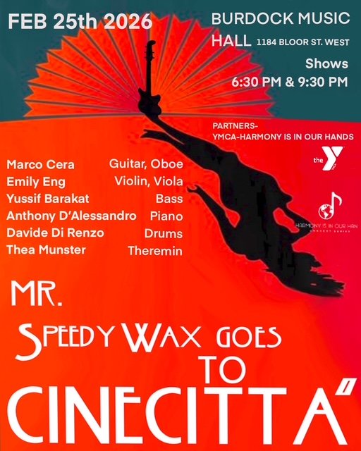 Mr Speedy Wax goes to Cinecitta’