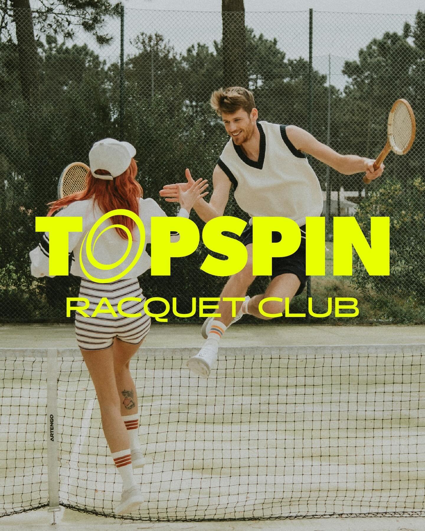 Sneak peek at the branding I&rsquo;m working on for Topspin. 

This week&rsquo;s brief from @briefblvd / @studioshelbs 🎾 

I wanted to make a strong but simple logo and have fun with some neon colors with a sporty flair. 

#designchallenge #passionp