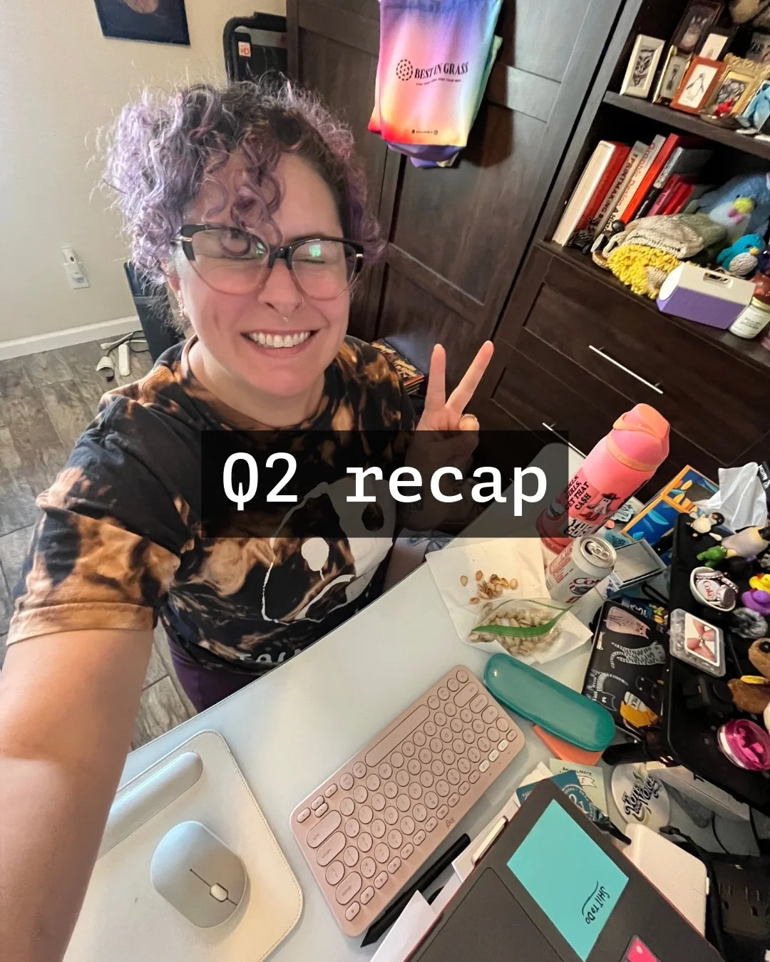 Q2 is OVER!!! 

When I say I'm glad to be done with the last quarter I mean it 🙃 

Let's go through some work things I've been up to...
➡️ I got to celebrate with my client at their second Arizona award show!
➡️ I signed on and wrapped up (well almo
