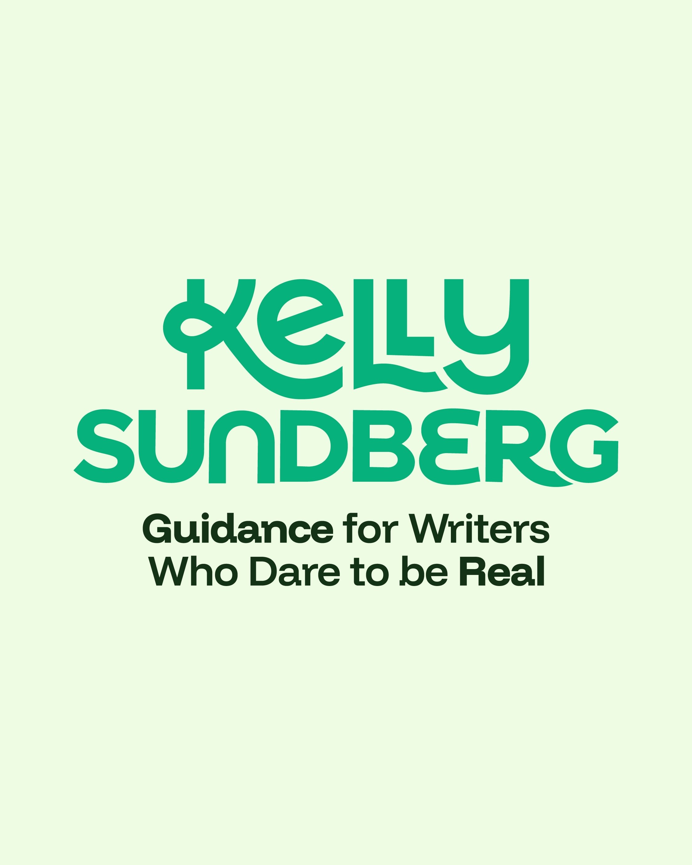 For writers who dare to be real ✨

It&rsquo;s time to show off the new brand identity &amp; website I got to work on for Kelly Sundberg @ksundber 

Kelly is a developmental editor and author who helps writers find their voice within their writing and