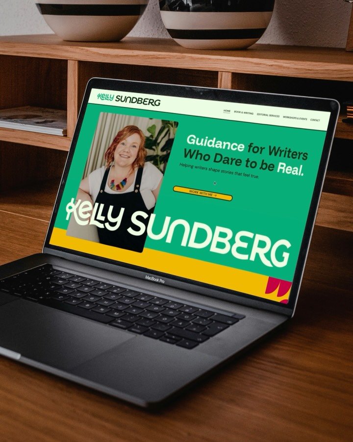 After a new brand identity comes a website redesign. 

I was able to take Kelly&rsquo;s website from a minimalist template to a site that captures the colorful personality of her new branding.

If you&rsquo;re tired of sending a lackluster website to