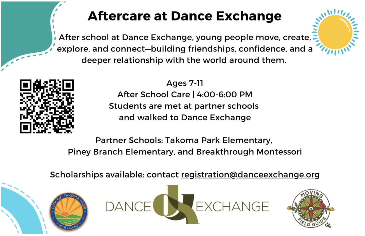 Dance Exchange Receives City of Takoma Park Funding to Support Moving Field Guide Outdoor Learning and Aftercare program