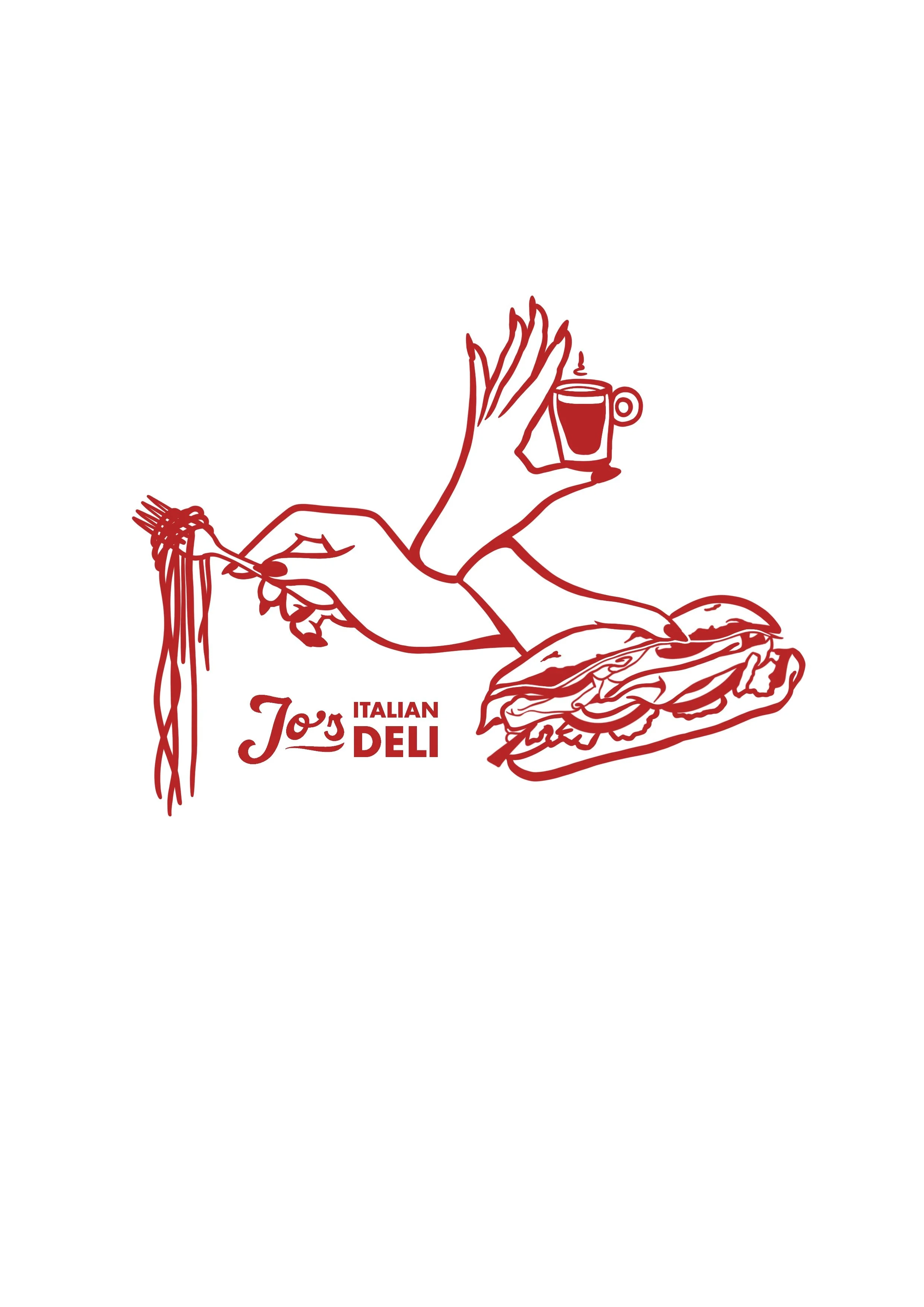 Jo's Italian Deli Merchandise & Brand Artwork