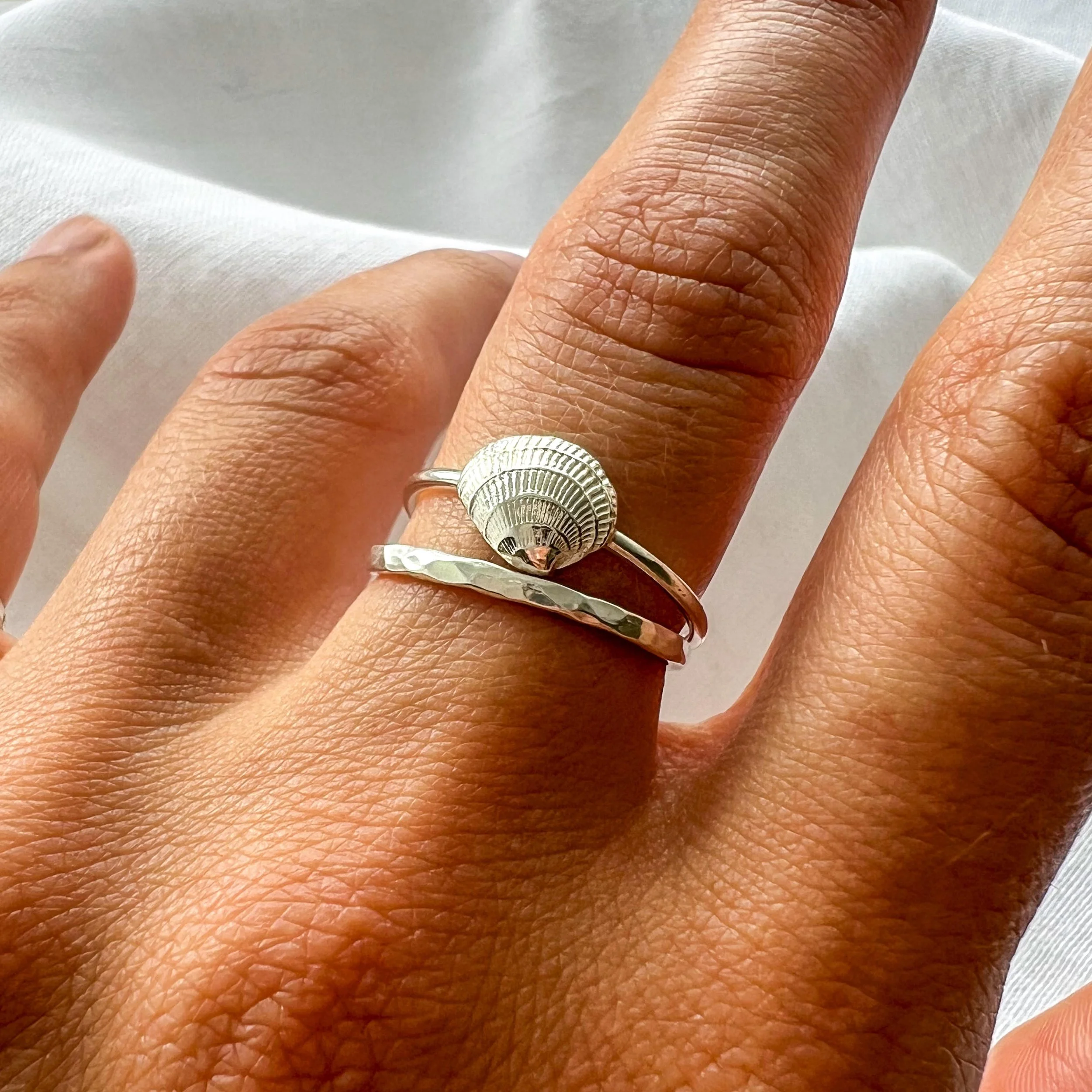 Mini Shell Ring Silver Styled.jpg