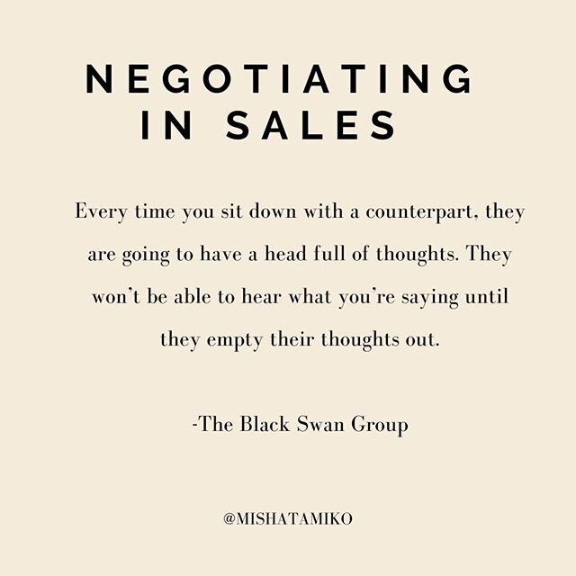 A great negotiation resource is Chris Voss @thefbinegotiator through The Black Swan Group.  You may be familiar with his Masterclass or book Never Split the Difference from his experience as a hostage negotiator for the FBI. ⁠
⁠
A quote from a recent