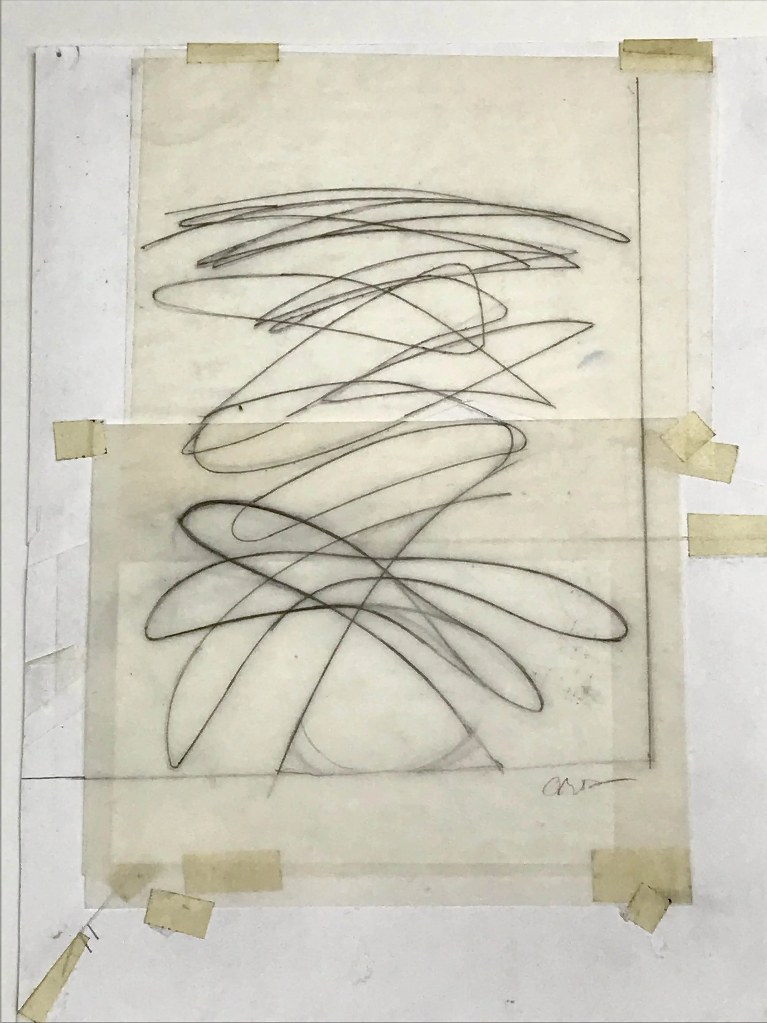  Sketch for Blue Moves. 