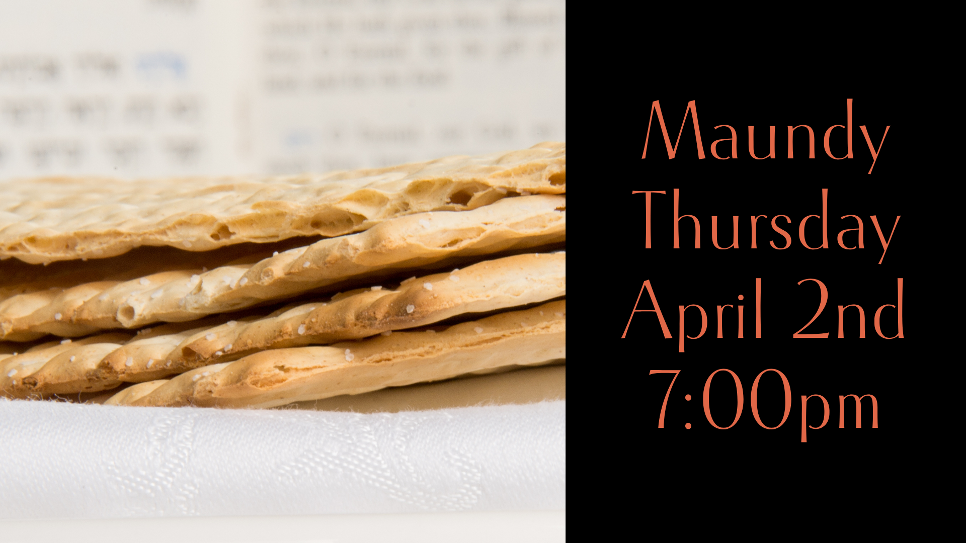 Maundy Thursday Service