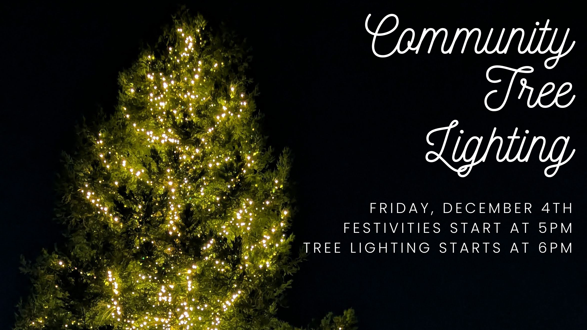 Community Tree Lighting