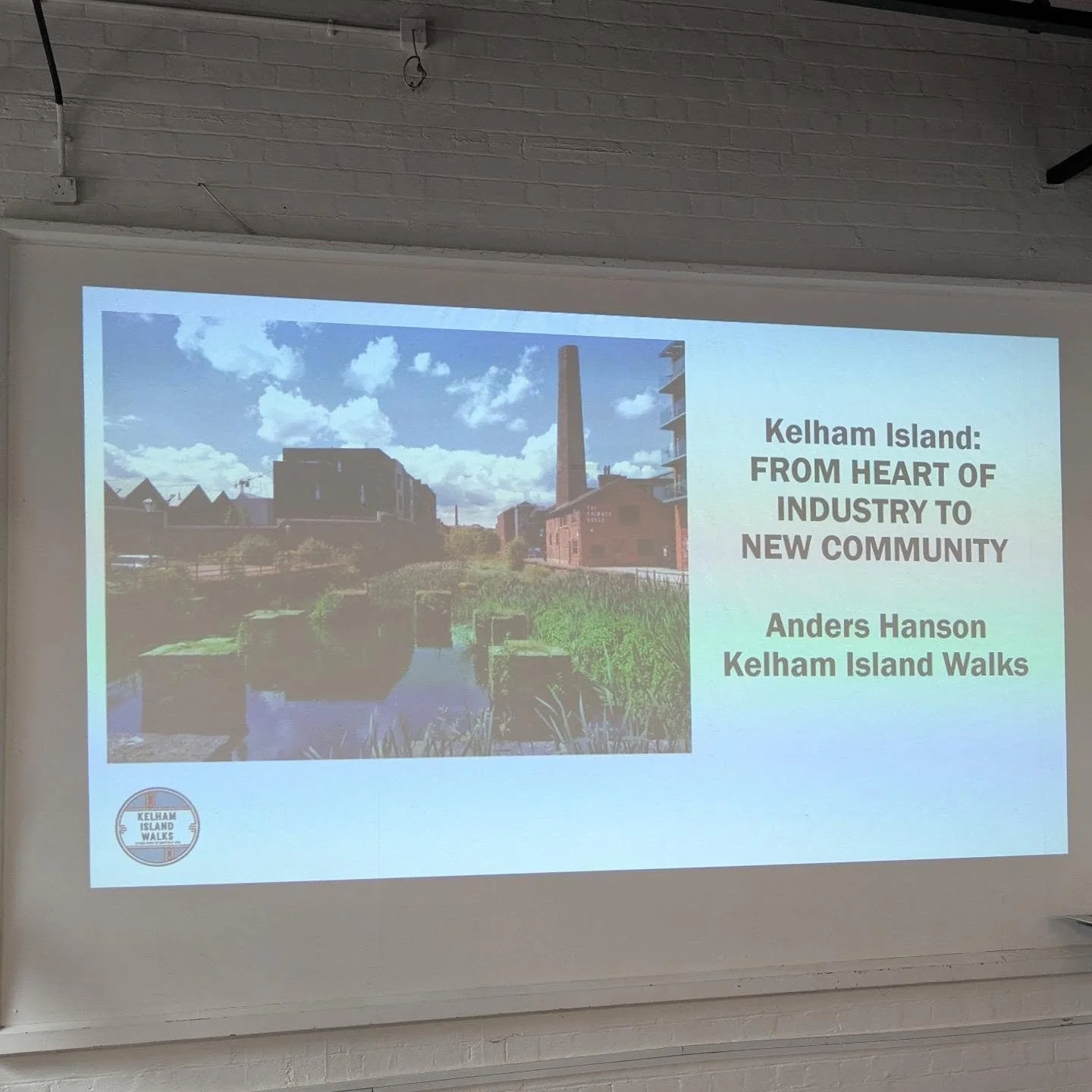 This evening it was time for a talk not a walk. A 45 minute whistlestop history of Kelham Island. Thank you very much to @sheffmuseums for inviting me and to the nearly 70 people who came along. Some great questions and ideas for aspects of the histo