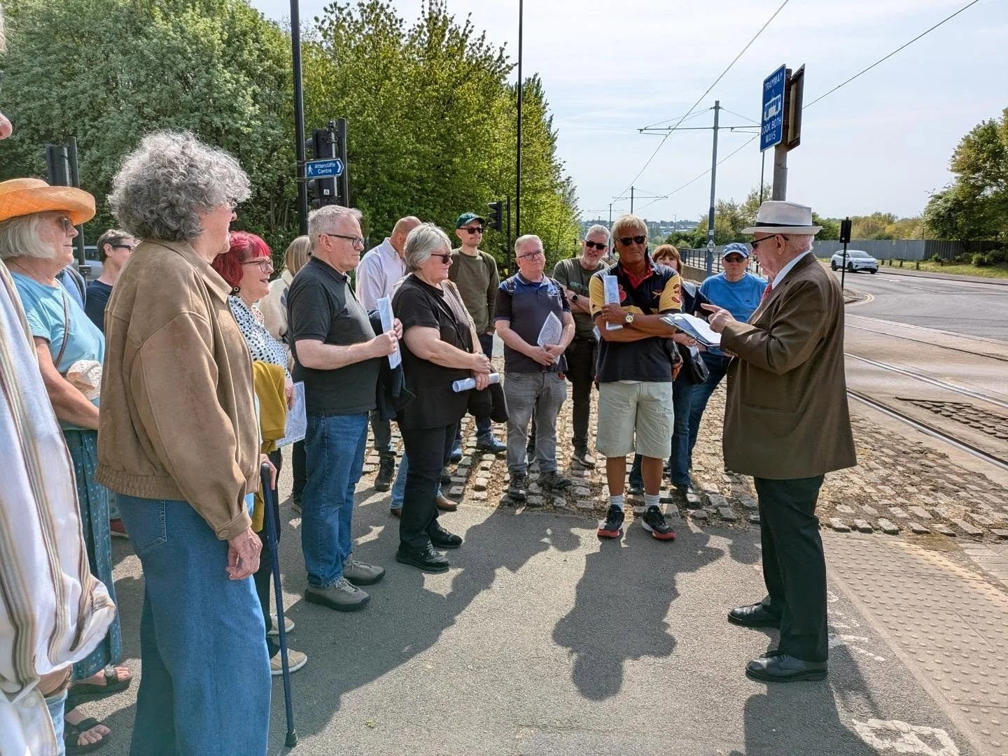Thoroughly enjoyed today's walk around Attercliffe with Mike Higginbottom. The walk told the story of the area by visiting a series of buildings that were a part of the area's development and that are part of the urban landscape of Attercliffe now. W